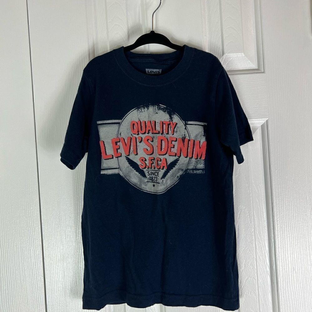 Levi’s Boys Navy Shirt Size 8-10y